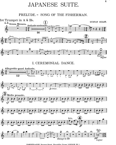 Trumpet 1 in A & Bb