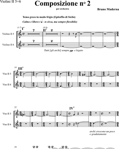 Violin 2 Part 5 & Violin 2 Part 6