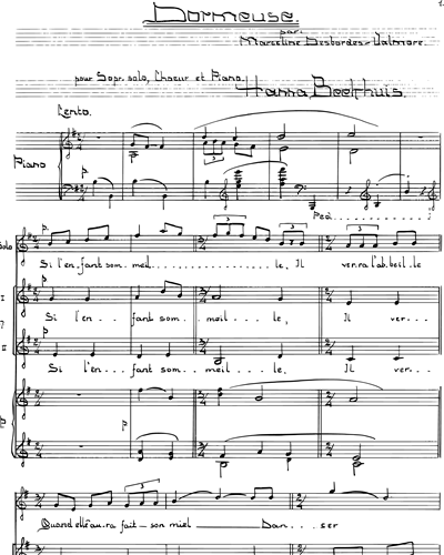 Soprano & Chorus & Piano