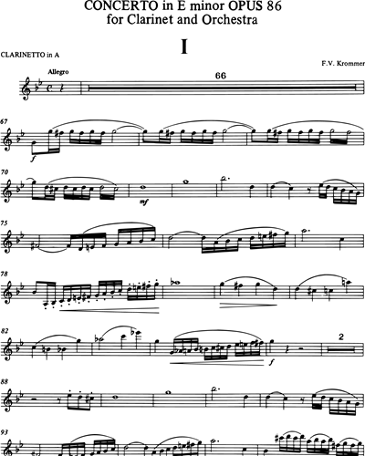 Concerto in e op. 86