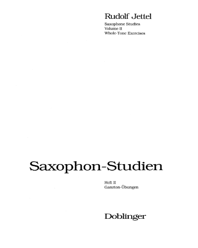 Saxophone Studies, Book 2
