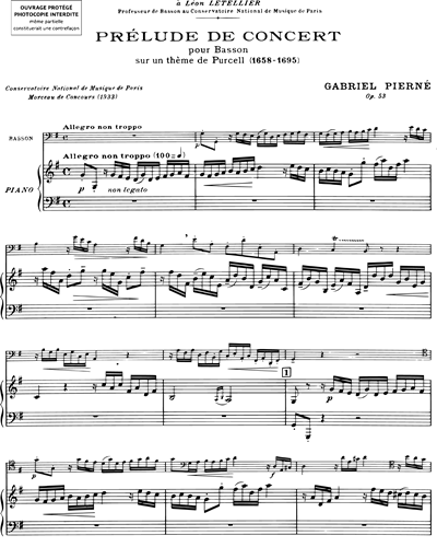 Prélude de concert Op. 53 sur un thème de Purcell
