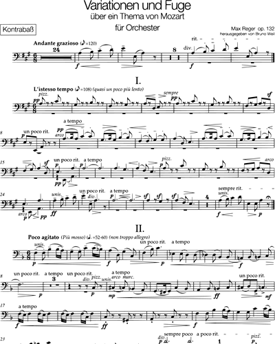 Variationen und Fuge über ein Thema von Mozart op. 132