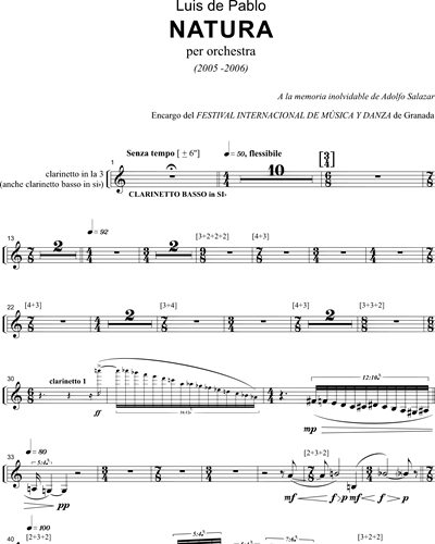 Clarinet in A 3/Bass Clarinet