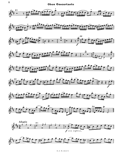 Concerto in D major, op. 7