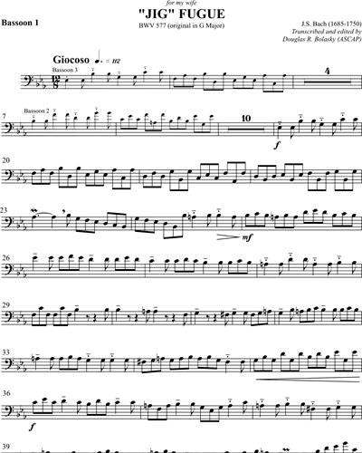 'Jig' Fugue, BWV 577