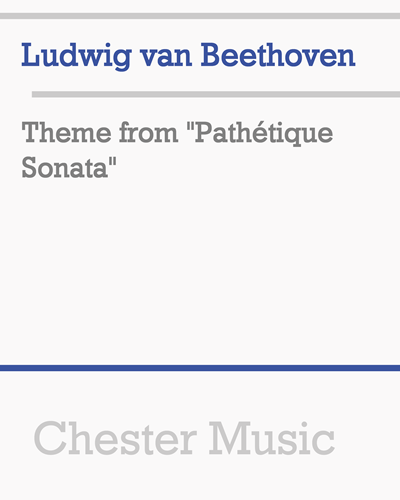 Theme from "Pathétique Sonata"