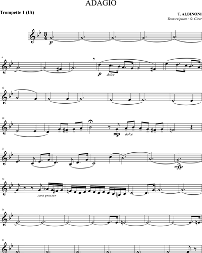 Adagio pour Quintette de Cuivres