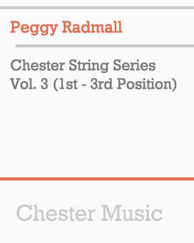 Chester String Series, Vol. 3 (1st - 3rd Position)