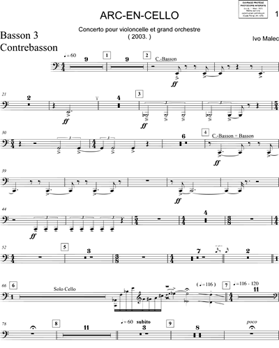 Bassoon 3/Contrabassoon