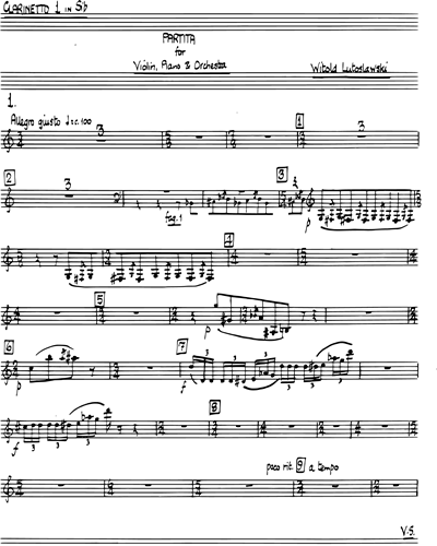 Partita for Violin and Orchestra