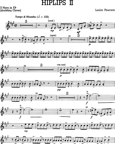 [Part 3] Horn in Eb (Alternative) & Claves (Alternative)