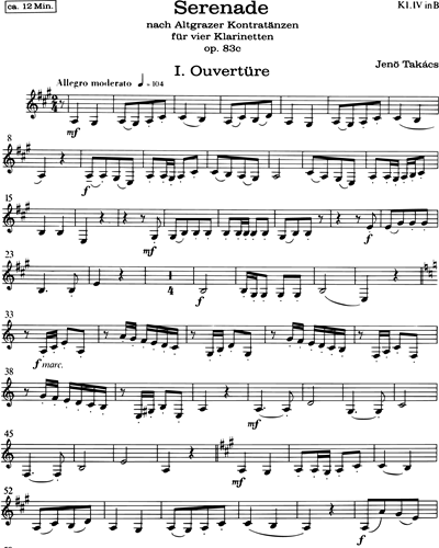 Clarinet in Bb 4 (Alternative)