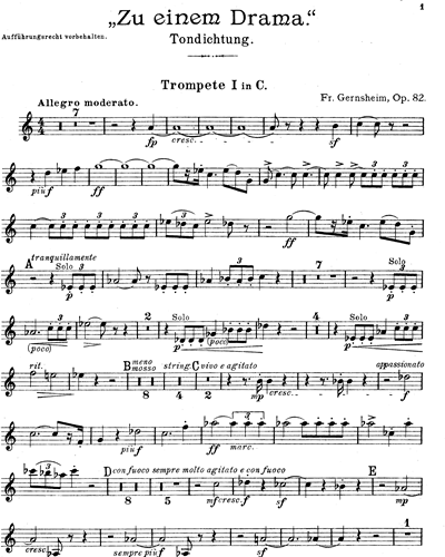 Trumpet 1 in C