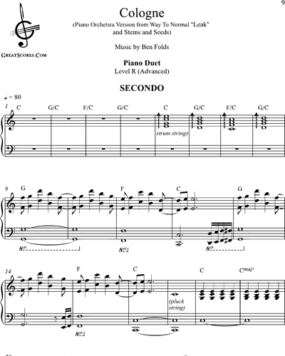 Piano Duet Second