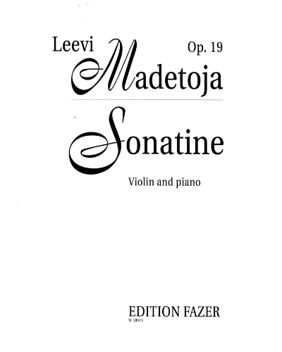 Sonatine, op. 19