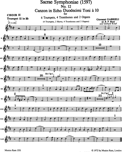 [Choir 2] Trumpet 2 in Bb