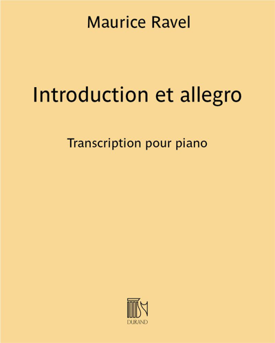 Introduction et allegro - Transcription pour piano