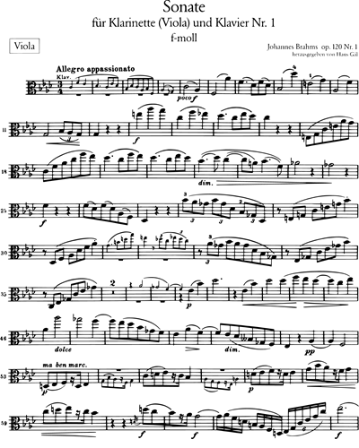Sonate Nr. 1 f-moll op. 120/1