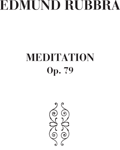 Meditation  Op. 79