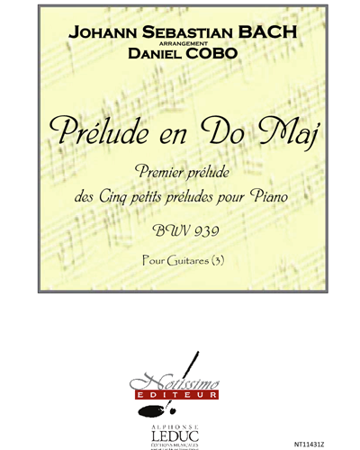 Prélude en Do majeur, BWV 939