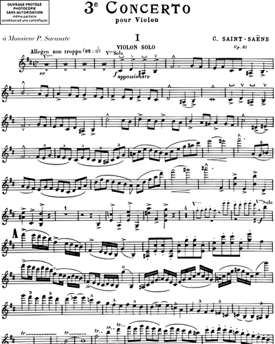 Violin Concerto No. 3 in B minor, op. 61
