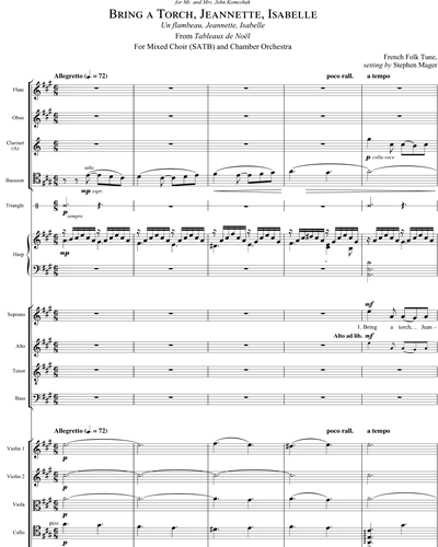 Full Score & Mixed Chorus