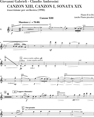 Flute 2 in C/Piccolo