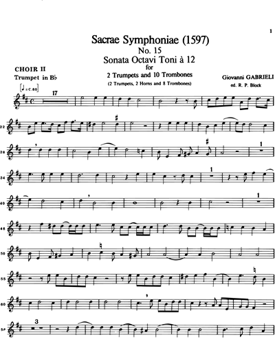 [Choir 2] Trumpet in Bb (Alternative)