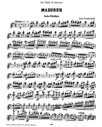 Mazurka (E minor), op. 49