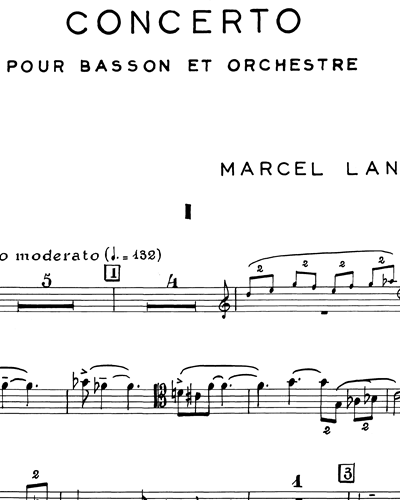 Concerto Pour Basson Et Orchestre