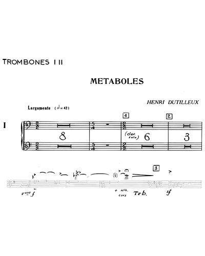 Trombone 1 & Trombone 2