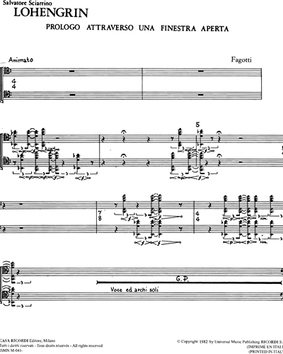 Bassoon 1 & Bassoon 2