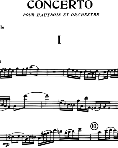Concerto for Oboe Op. 365