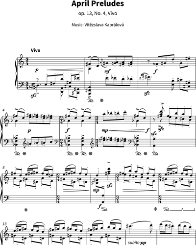 April Preludes, op. 13 No. 4