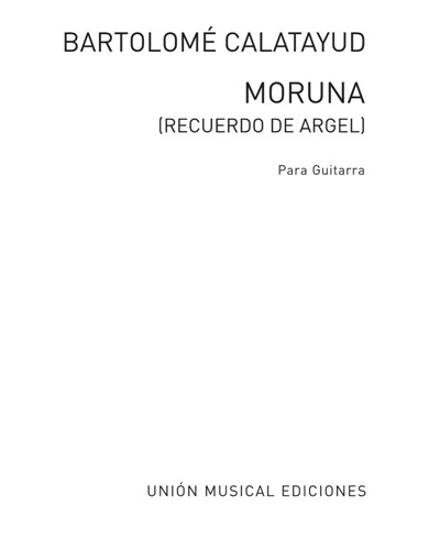 Moruna (Recuerdo de Argel)