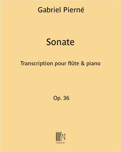 Sonate Op. 36 - Transcription pour flûte & piano