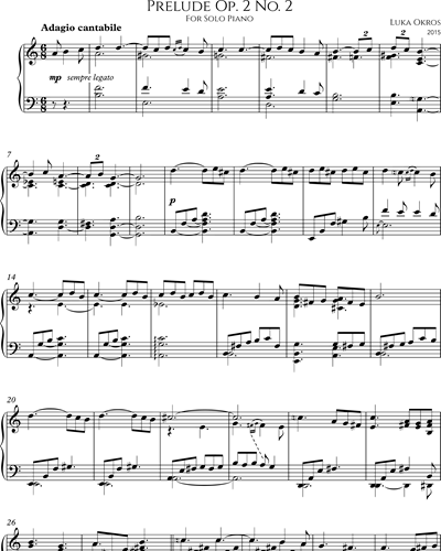 Prelude Op. 2 No. 2