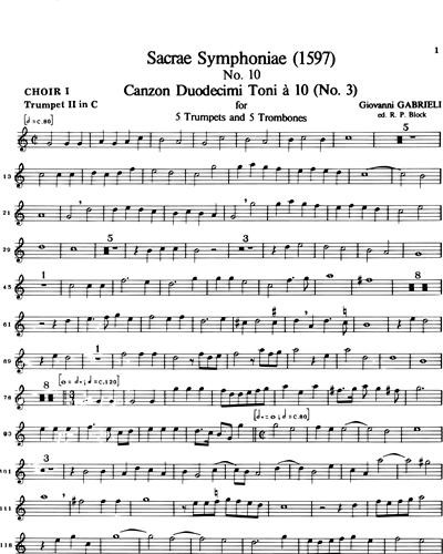 [Choir 1] Trumpet in C 2