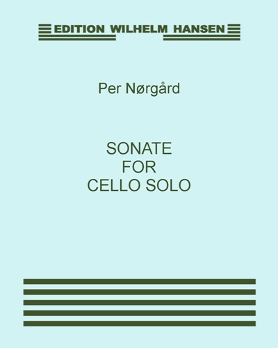 Sonate for Cello Solo