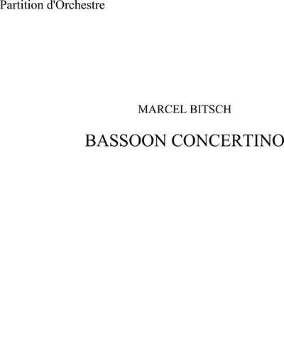 Bassoon Concertino