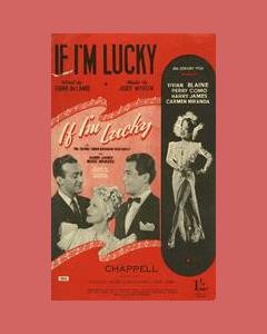 If I'm Lucky Sheet Music by Josef Myrow | nkoda | Free 7 days trial