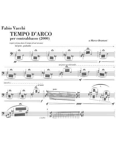 Fabio Vacchi Tempo D Arco Sheet Music Nkoda