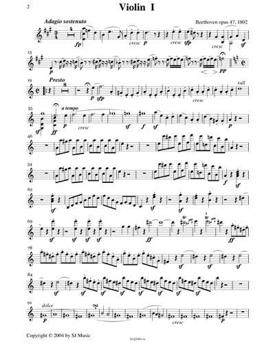 Kreutzer Sonata, Op. 47