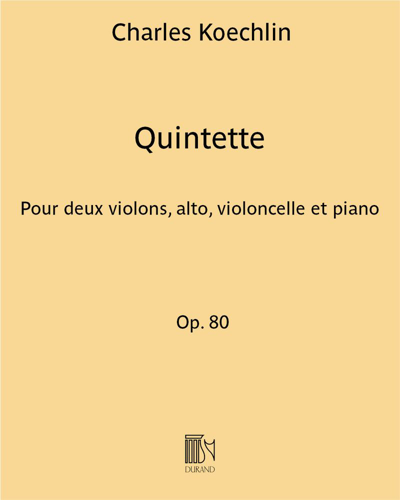 Quintette Op. 80