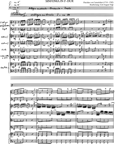 Sinfonia in F-dur