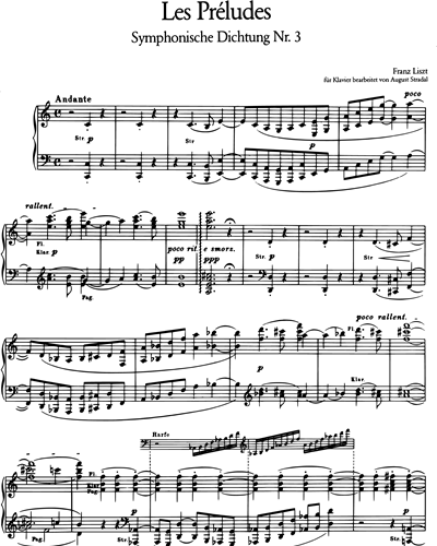 Les Préludes (Ausgabe für Klavier)