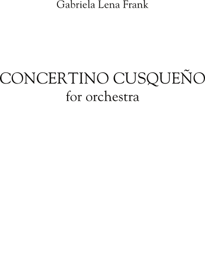Concertino Cusqueno