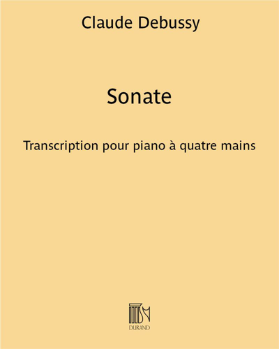 Sonate (extrait de "Six Sonates") - Transcription pour piano à quatre mains