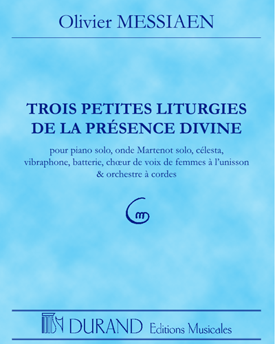 Trois petites liturgies de la présence divine